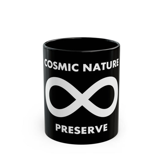 COSMIC NATURE PRESERVE BLACK MUG (11oz)