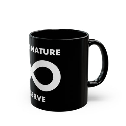 COSMIC NATURE PRESERVE BLACK MUG (11oz)